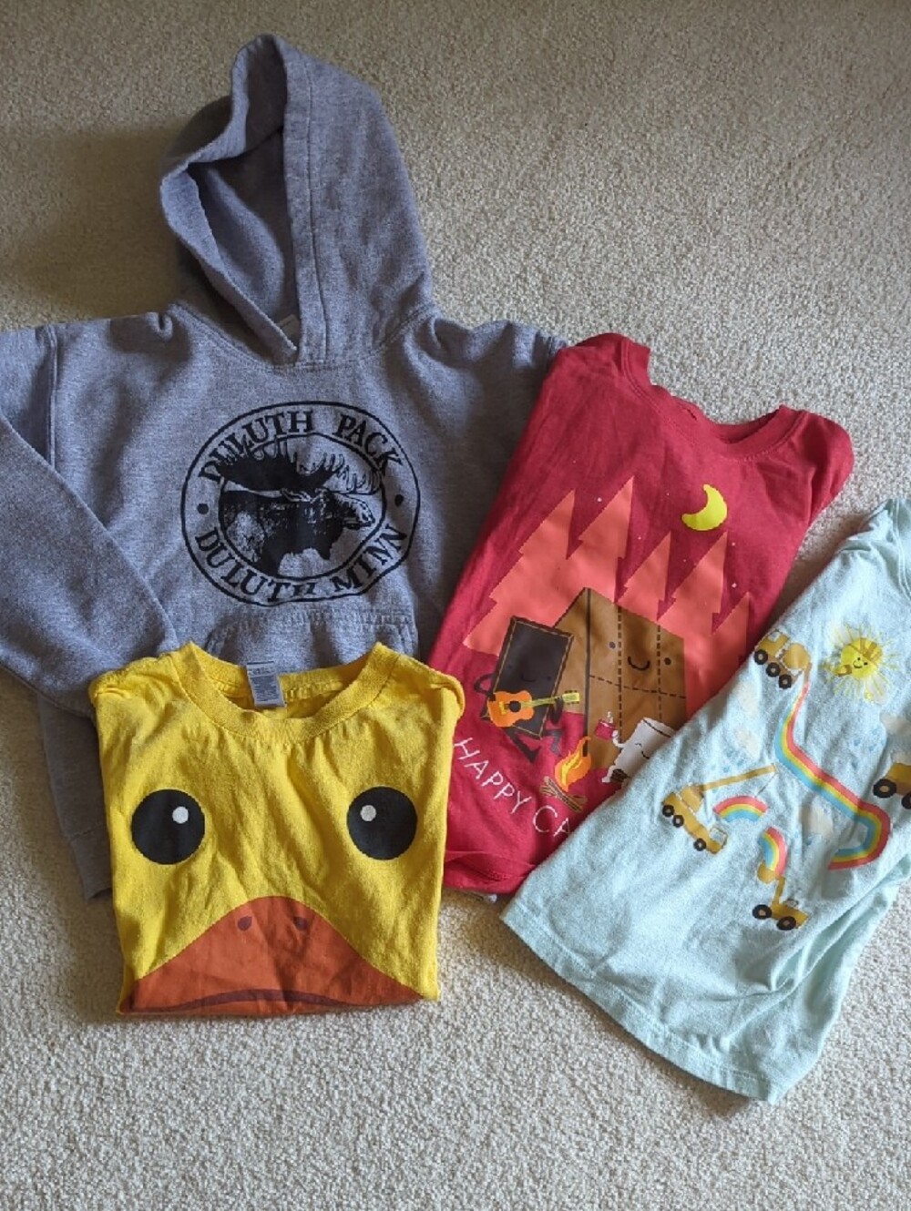 4 Piece Kids Tops Bundle